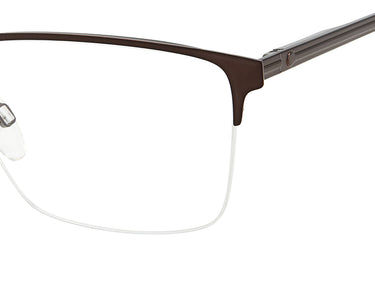 Premium Men Pierre Cardin Eyeglasses: P.C.6883 - Matte Brown - SpecSMART Eye Clinic (Zoom View)